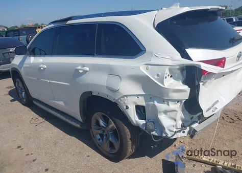 2019 Toyota Highlander Limited Platinum from USA, damaged, VIN 5TDDZRFH7KS976625